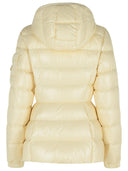 Moncler 'Barante' Cream Polyamid Down Jacket