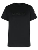 Moncler Black Cotton T Shirt