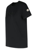 Moncler Black Cotton T Shirt
