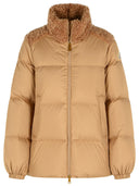 Moncler Short Down Giacca con orsacchiotto di beige poliestere "esnaie"