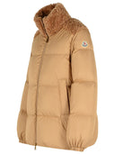 Moncler Short Down Giacca con orsacchiotto di beige poliestere "esnaie"