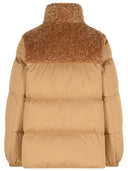 Moncler Short Down Giacca con orsacchiotto di beige poliestere "esnaie"