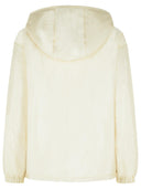 Moncler Padded Polyamide Sweatshirt With Off White Teddy Trim