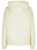Moncler Reversible Jacket In Cream Cotton Blend