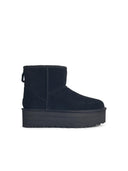 Bottes en daim noir de «mini-plateforme classique» UGG