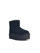 Bottes en daim noir de «mini-plateforme classique» UGG