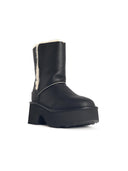 ugg 'classic esmee'ブラックリアブーツ