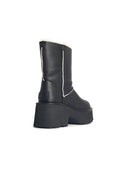 ugg 'classic esmee'ブラックリアブーツ