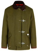Fay '4 Ganci' Green Wool Blend Jacket