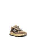 Hogan 'Hyperlight' Brown Lear Sneakers