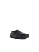 Tod's 'City Gommino' Black Lear Loafers