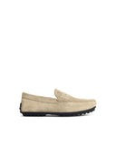 Tod's „City Gommino” beżowe zamszowe mokasyny