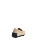 Tod's „City Gommino” beżowe zamszowe mokasyny
