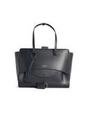 Hidesins 'Flap' Black Lear Bag