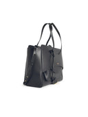 Hidesins 'Flap' Black Lear Bag