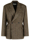 Maison Margiela Brun uldblazer