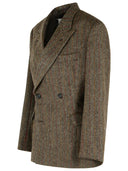 Maison Margiela Brun uldblazer