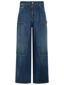 Maison Margiela 'Carpenter' blauwe katoenen jeans