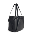 Tory Burch 'Shopping Romy' Black Lear Bag
