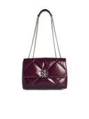 Tory Burch 'Kira' Burgundy Lear Crossbody Bag