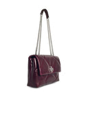 Tory Burch 'Kira' Burgundy Lear Crossbody Bag
