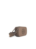 Tory Burch 'Miller' Mini Shoulder Bag In Brown Lear