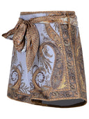 Zimmermann Lilac Silk Blend Shorts