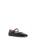 Bally „Ballyrina” Black Lear Balet Flats