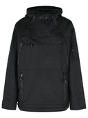 Coperni 'Asymmetric' Black Polyamide Jacket