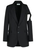 Blazer Coperni 'Cutout' in poliestere nero