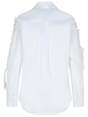 Coperni 'Ruffle' White Cotton Shirt