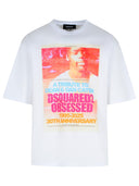 Dsquared2 camiseta de algodón blanco