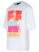 Dsquared2 camiseta de algodón blanco