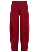 Gire Pantalo en algodón burdeos