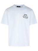 Camiseta de algodón blanco amiri