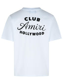 Camiseta de algodón blanco amiri