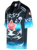 Casablanca Black Silk Shirt