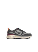 Premiata 'Moerun' Grey Fabric Blend Sneakers
