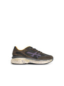 Premiata 'Moerun 7771' Sneakers In Brown And Army Green Suede Blend