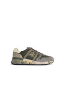 Premiata 'Lander 7706' Army Green Lear Sneakers