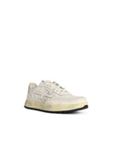 Premiata 'Nous 7738' White Lear Blend Sneakers