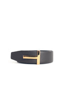 Tom Ford Brown Lear Belt