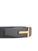Tom Ford Brown Lear Belt