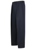 Pantaloni di lana navy tom ford