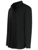 Tom Ford Camisa de seda negra