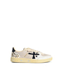 Premiata 'Bskt Clay' Two Tone Lear Blend Sneakers