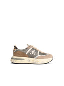 Premiata 'Cassie' Beige Lear Blend Sneakers