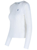 Polo Ralph Lauren 'Julianna' White Cotton Sweater