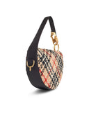 Burberry 'Knight Arc' Bag In Beige Sabbia Fabric