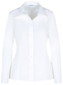Burberry 'Eliza' Camisa de poplina de algodón blanco